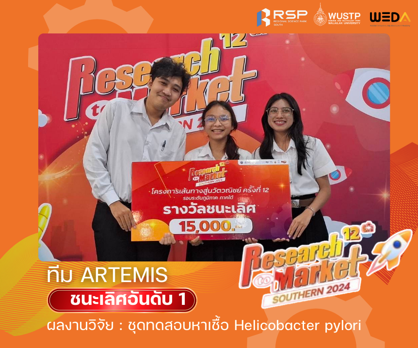 ม.วลัยลักษณ์ คว้าตั๋วที่ 1 เวที R2M รอบภูมิภาค ตัวแทนภาคใต้ สู่เวทีระดับประเทศ